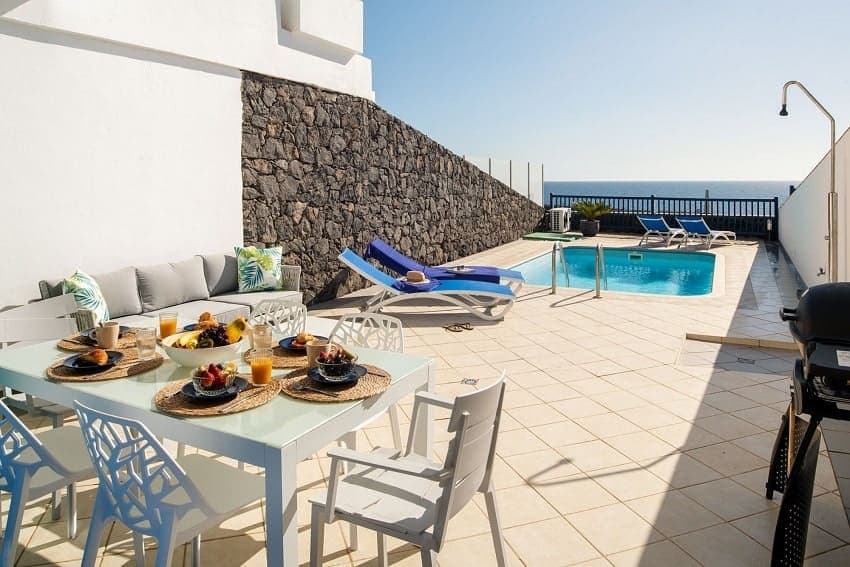 Ausblick, Villa Calero Dream, Ferienhaus Lanzarote mit Pool Meerblick