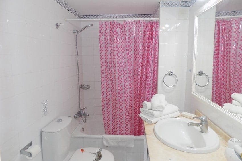 Bad, Apartment La Regata 3b, Ferienwohnung mit Meerblick La Palma
