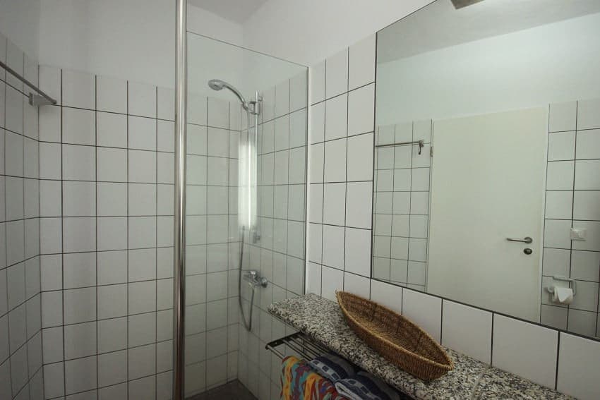 Bad, Casa Fortuna, Ferienhaus La Palma La Laguna