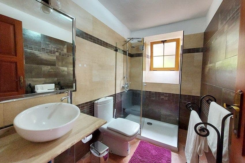 Baño, Casa Las Gemelas, Vivienda Vacacional en Tijarafe