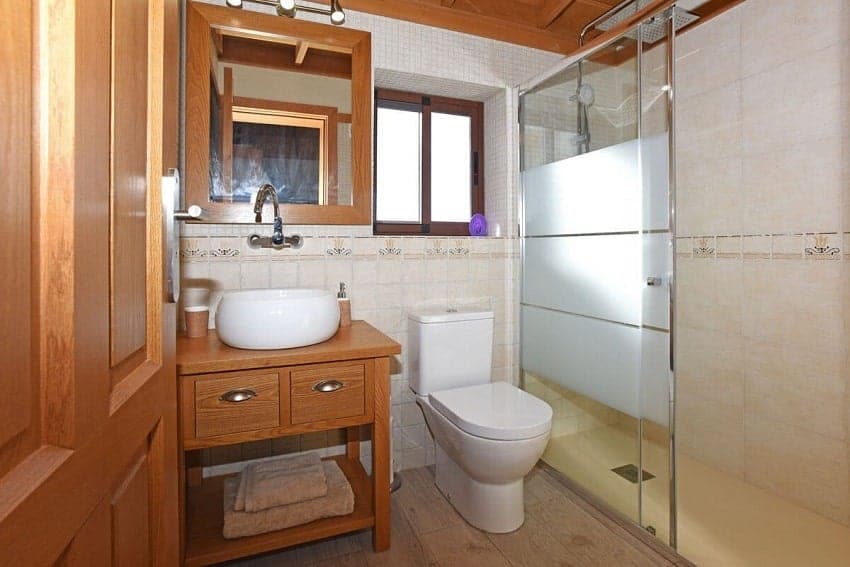 Baño, Casa Pastor, Casa Rural en Tijarafe