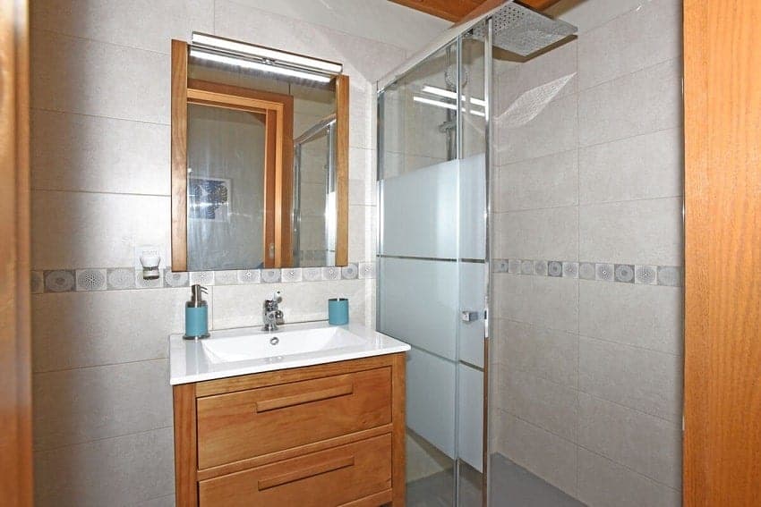 Baño, Casa de Invitados, Casa Pastor, Casa Rural Tijarafe, La Palma