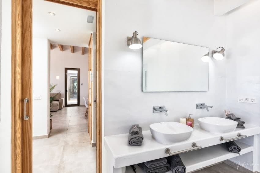Baño, Villa Marina Deluxe 2, Villa con Piscina Privada La Palma