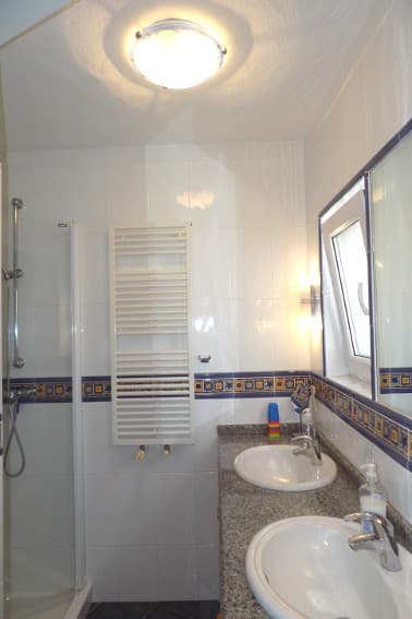 Bad, Casa La Palmera, Ferienhaus La Palma