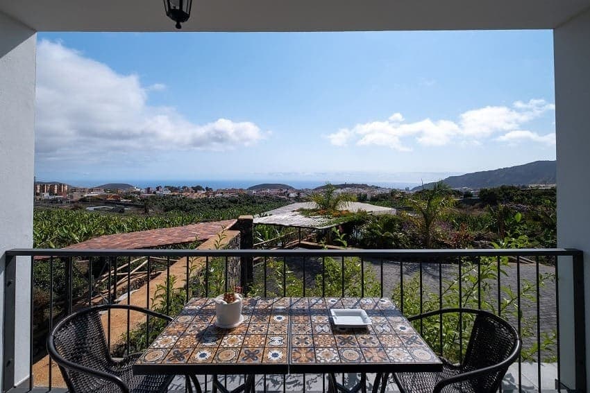 Balcón, Villa La Graja, Villa con Piscina Privada en Los Llanos
