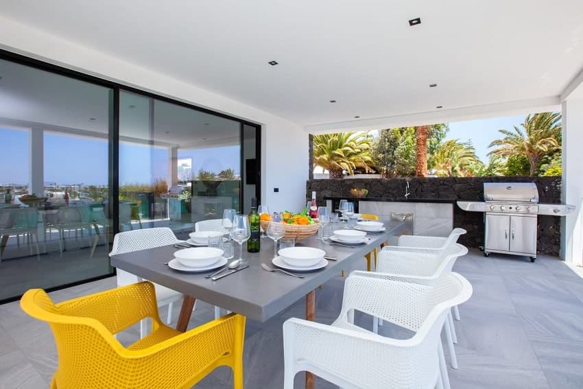Esstisch, Villa Cascada, Villa Playa Blanca Lanzarote