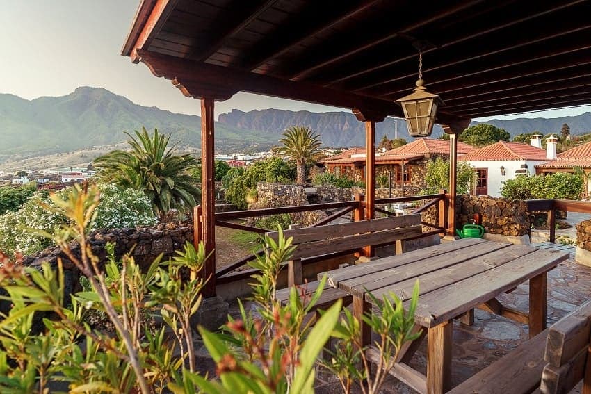 Finca Esperanza, Abendstimmung, Finca La Palma