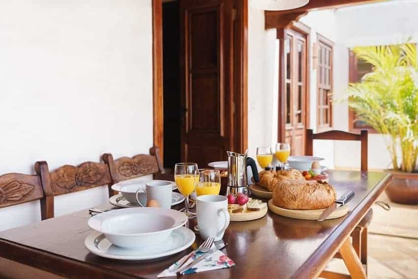 Finca Esperanza, Frühstück, Finca La Palma
