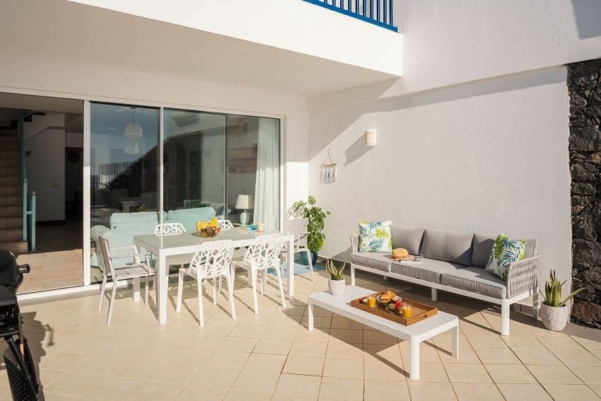 Lounge, Villa Calero Dream, Ferienhaus Lanzarote mit Pool Meerblick