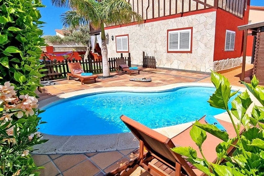 Pool, Casa BaliMar, Fuerteventura Ferienunterkunft