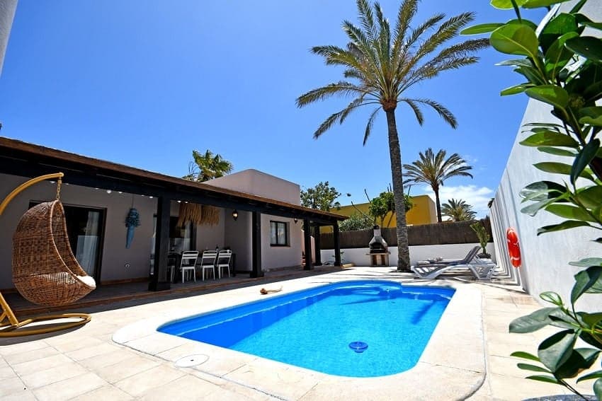 Piscina, Casa BohoPalm, Fuerteventura