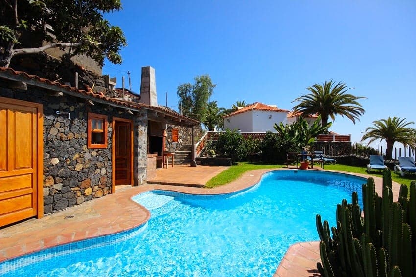Pool, Finca Los Dos Patos, Finca auf La Palma