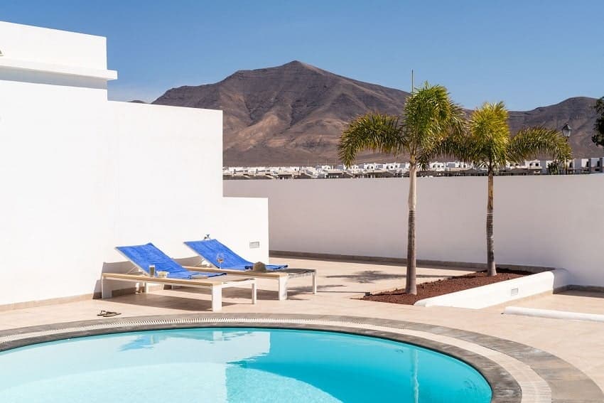 Pool, Villa Alay, Ferienhaus Playa Blanca, Lanzarote