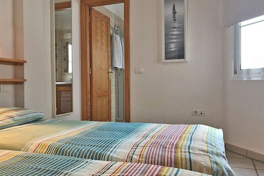 Schlafzimmer, Apartment El Faro 1, Ferienwohnung in Puerto Naos