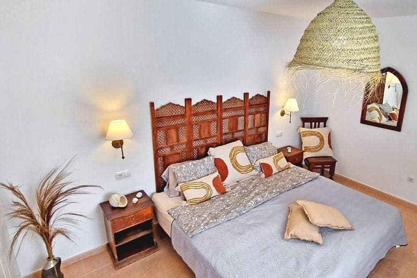 Dormitorio, Casa BohoPalm, Casa Vacacional Fuerteventura