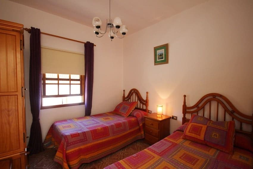 Schlafzimmer, Finca Los Dos Patos B, Fincas La Palma mit Pool