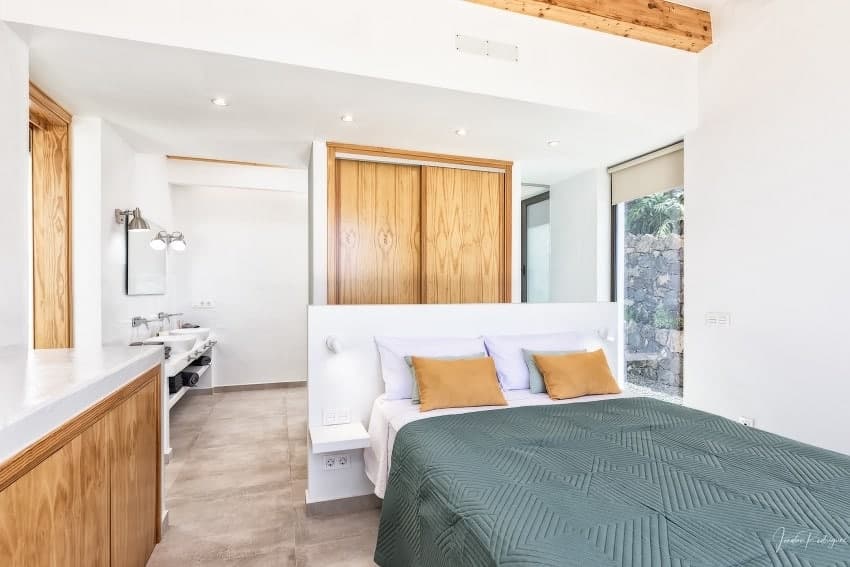 Dormitorio, Villa Marina Deluxe 2, Villa con Piscina Privada La Palma