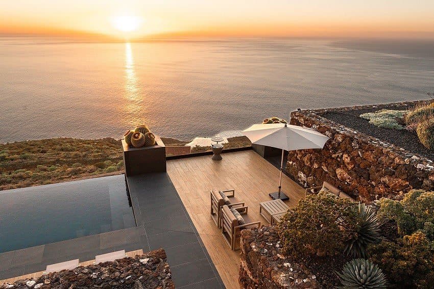 Sunset, Villa Majarona, La Palma Villa