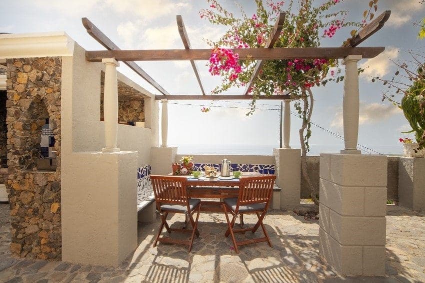 Terraza, Casa La Costa, Alquiler Vacacional en La Palma