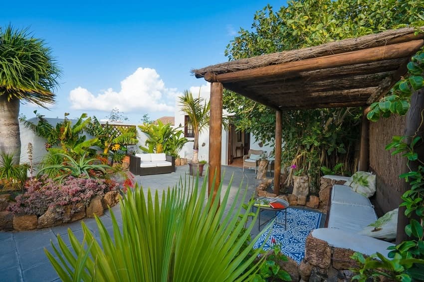 Terraza, Garden Apartment, Apartamento en Lanzarote
