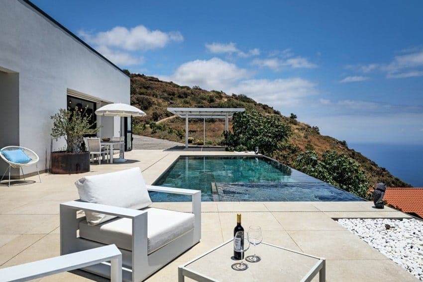 Terraza, Villa Amigos, Vivienda Vacacional Puntagorda, La Palma