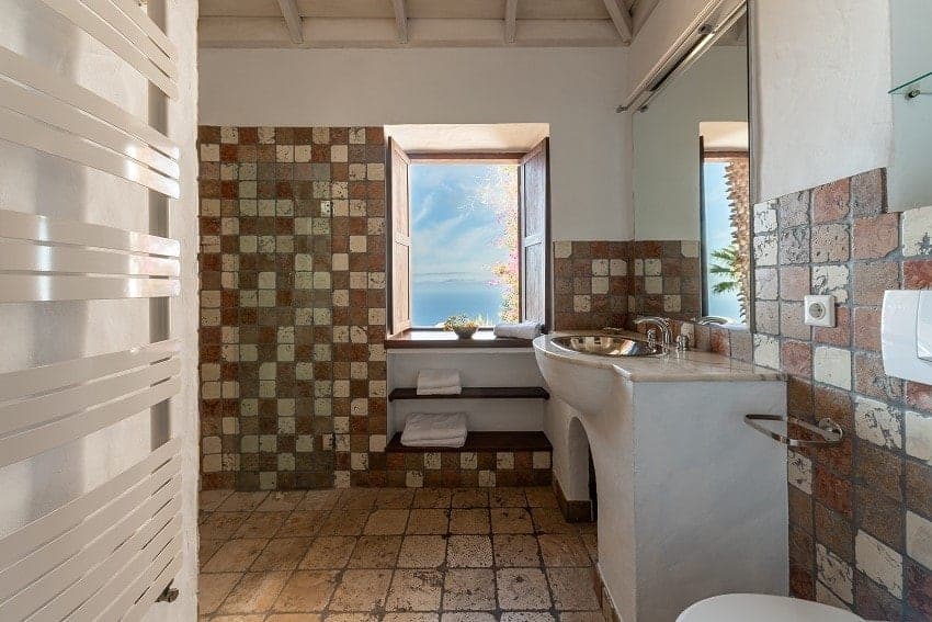 Baño, Villa Botánico, Casa Rural con Piscina Privada Puntagorda, La Palma