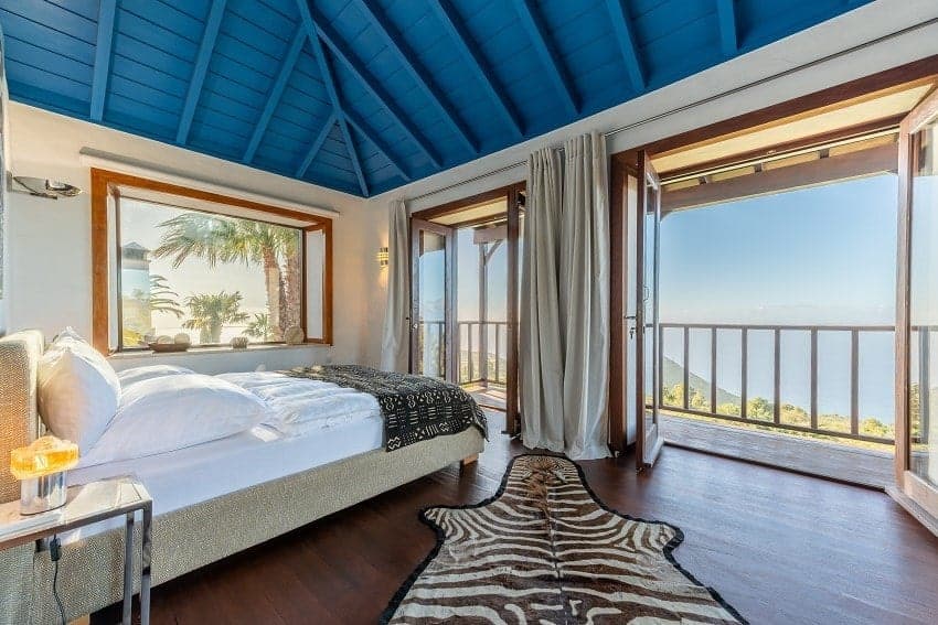 Dormitorio Principal, Villa Botánico, Casa Rural con Piscina Privada La Palma
