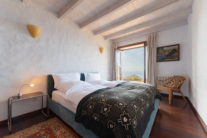 Dormitorio, Villa Botánico, Casa Rural con Piscina Privada La Palma