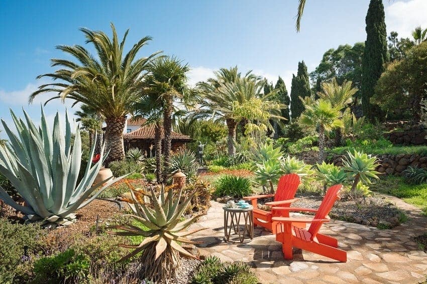 Zona de Descanso, Villa Botánico, Casa Rural con Piscina Privada Puntagorda, La Palma
