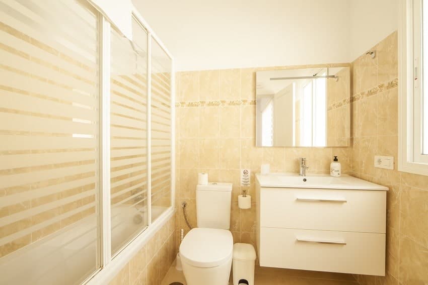 Villa El Diamante, Bad, La Palma Urlaub Ferienhaus
