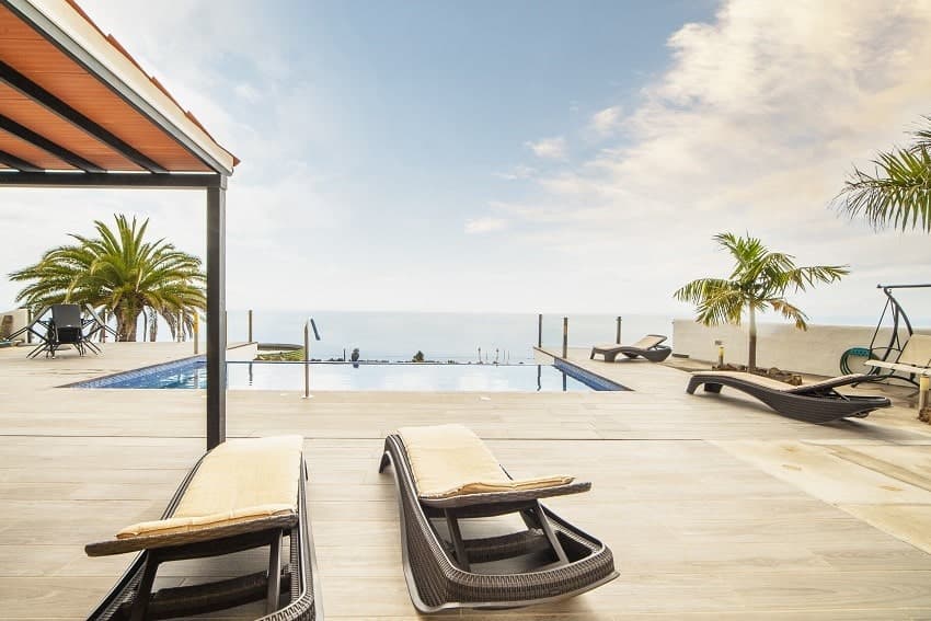 Villa El Diamante, Sonnenliegen, La Palma Urlaub Ferienhaus