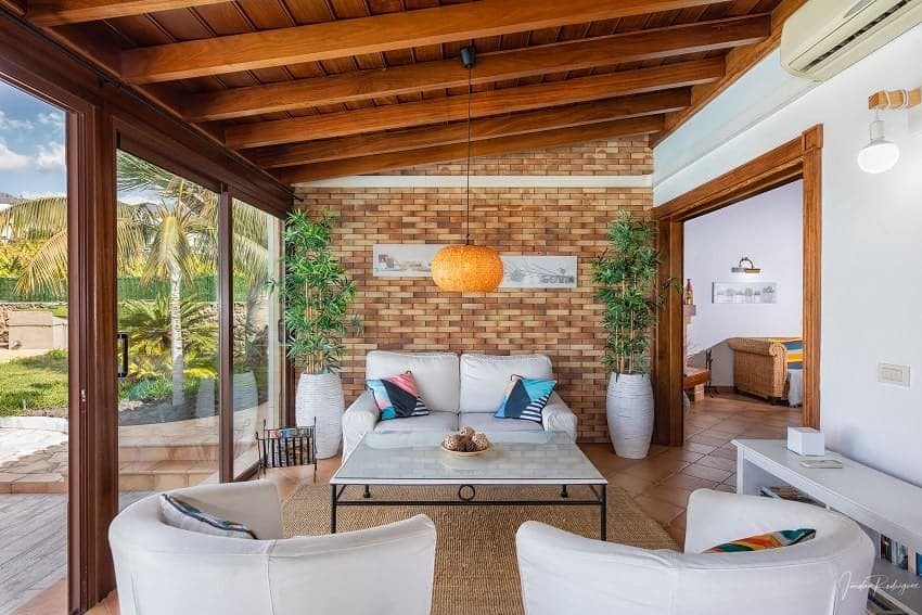 Jardín de Invierno, Villa Tajuya, Casa Rural en Los Llanos