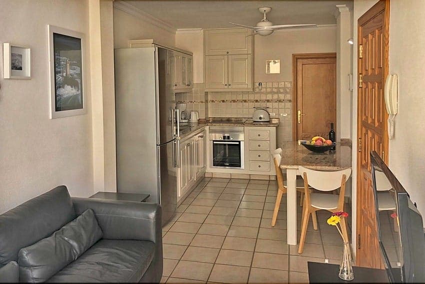 Wohnbereich, Apartment El Faro 1, Ferienwohnung Puerto Naos