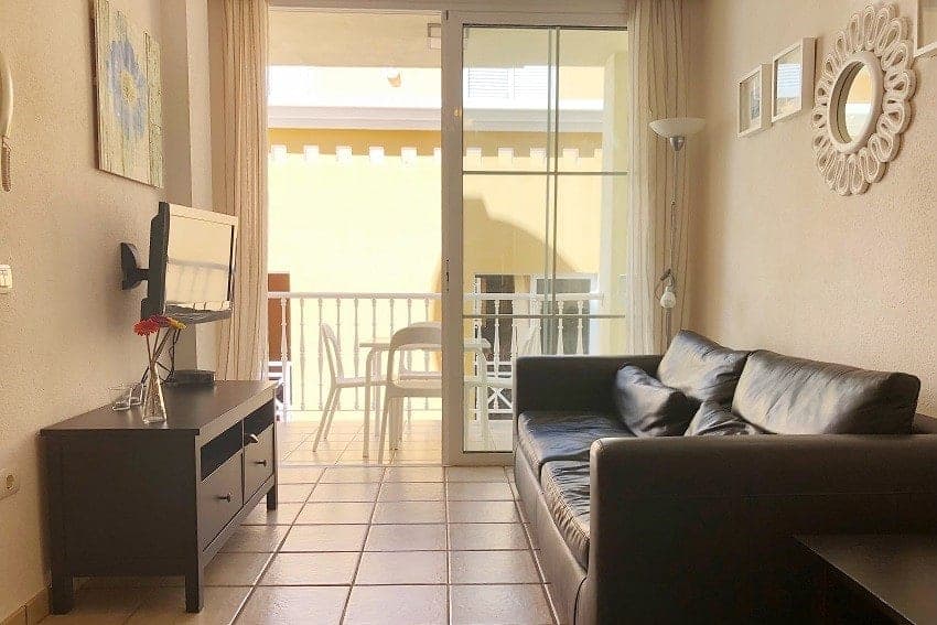 Wohnbereich, Apartment El Faro 1, Ferienwohnung in Puerto Naos