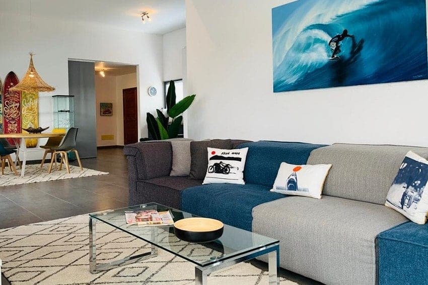 Salón, Villa Aventura, Alquiler Casa Fuerteventura Piscina