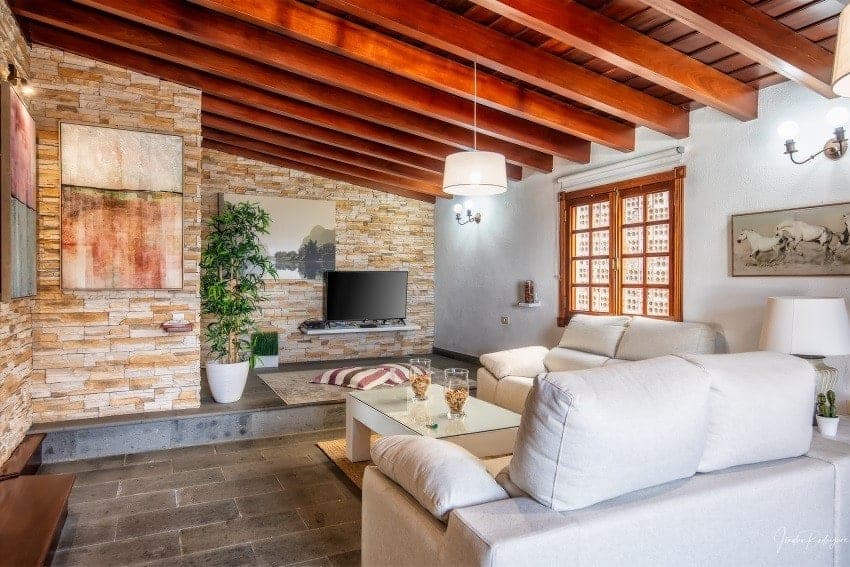Salón, Villa Tajuya, Casa Rural en Los Llanos