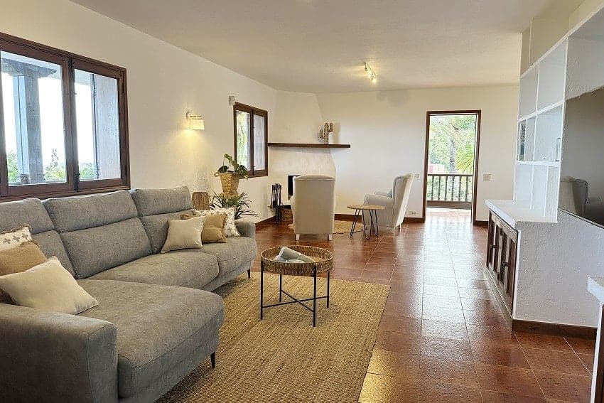 Salón, Casa Carrillo, Casa Rural con Piscina Privada La Palma