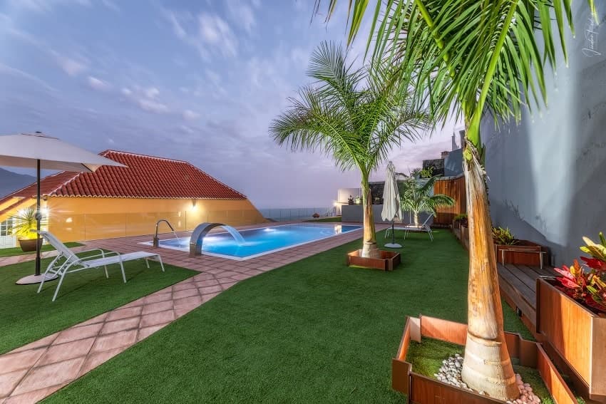 Abendstimmung, Casa Dianayer, Ferienhaus La Palma Los Llanos