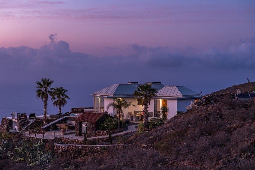 Abendstimmung, Villa Pura Vida, La Palma Villa