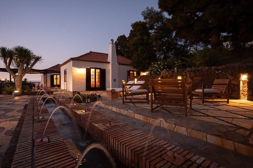Ambiente Nocturno, Alpalma Casa y Jardín, Casa Rural Puntagorda