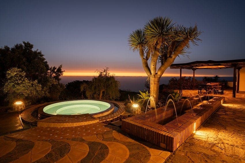 Ambiente Nocturno, Alpalma Casa y Jardín, Casa Rural con Piscina Puntagorda