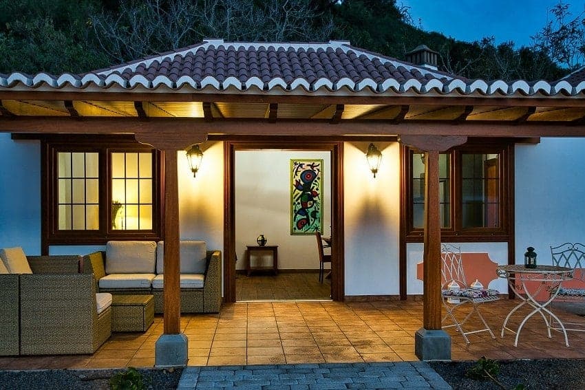 Am Abend, Casa Antonio, Finca auf La Palma
