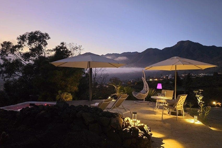 Am Abend, Casa Miguelita, Ferienhaus El Paso