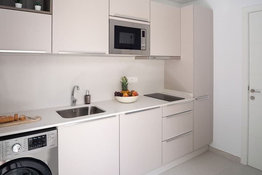 Apartment, Küche, Villa Sunrise B, Luxus Ferienhaus Lanzarote