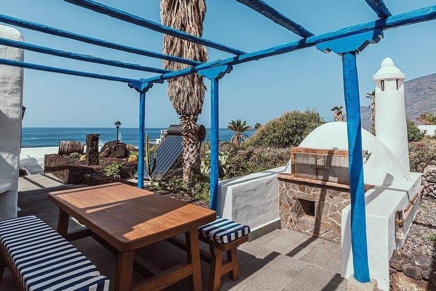 Vista, Villa Manrique, Alojamiento en El Hierro con Piscina