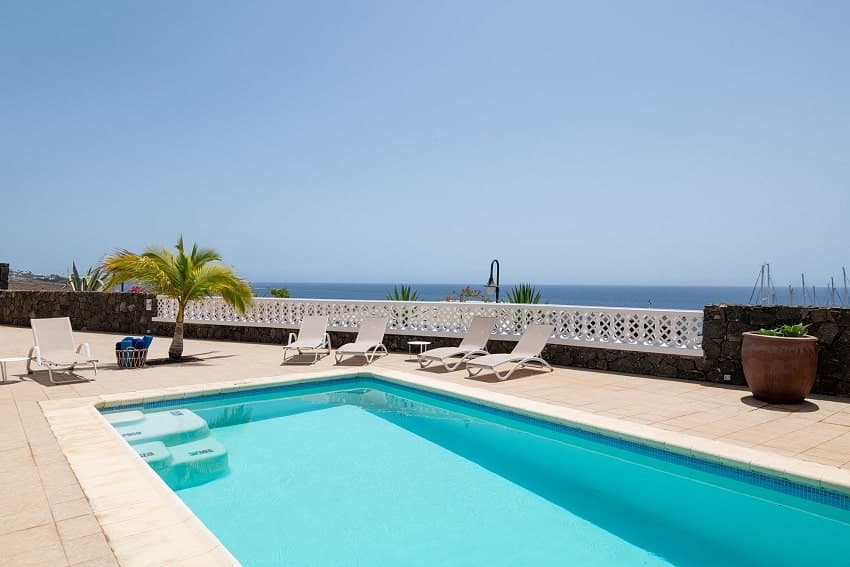 Vista, Villa Odin, Villa con Piscina Privada Lanzarote