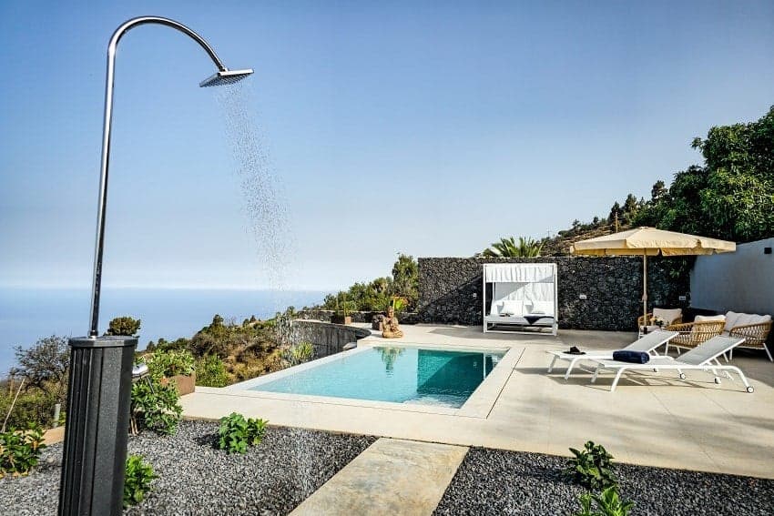 Außendusche, Casa de Ensueño, Luxus Ferienhaus La Palma