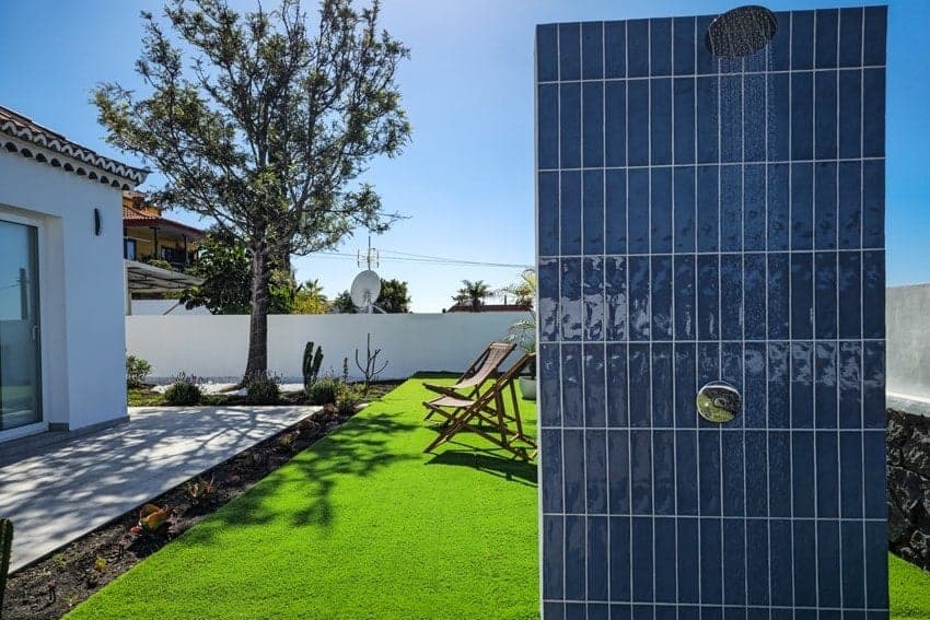 Outdoor Shower, Villa Veni, Holiday Villa La Palma