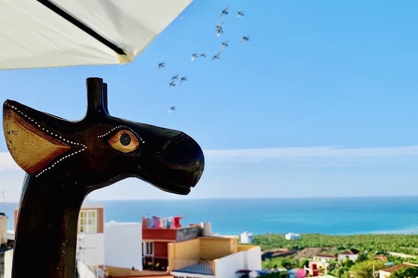 Vista, Casa Jirafa, Alojamiento Tazacorte La Palma