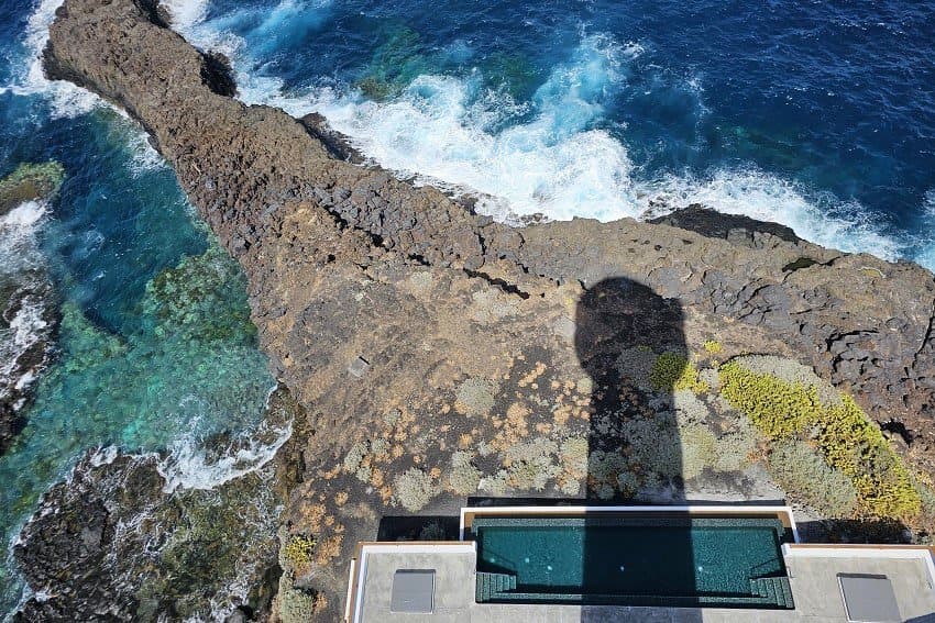 Aussicht von der Spitze, Farero Suite, Faro Cumplida La Palma